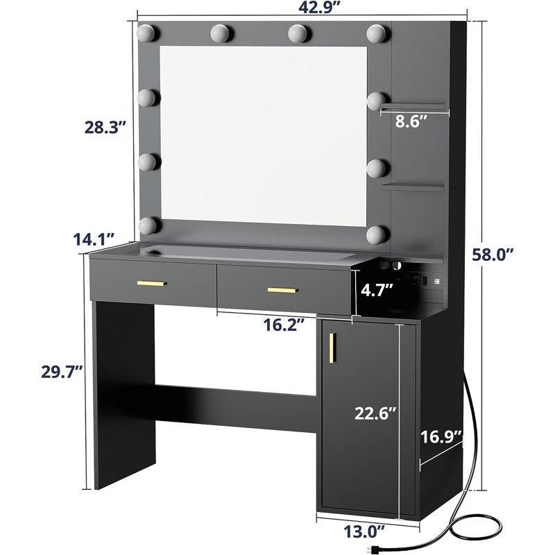 Makama makeup vanity